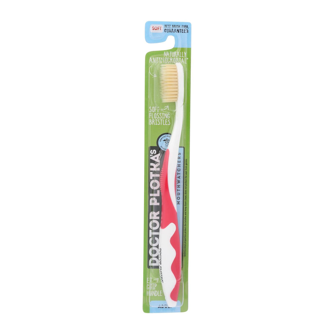 Mouth Watchers A/b Adult Red Toothbrush - 1 Each - Ct - Maras Green